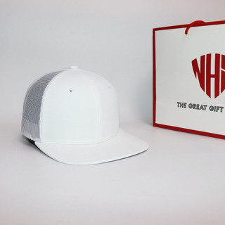Nón Snapback Fullbox  Full Trắng Cuốn Hút White.