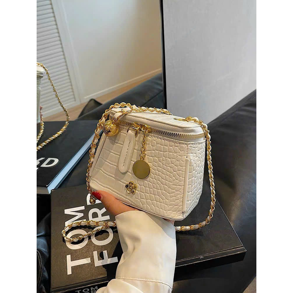 Ielgy Túi Đeo Chéo denim Họa Tiết Kẻ Sọc Màu Xanh Dương Phong Cách Phương Tây Thời Trang Cho Nữ 2023