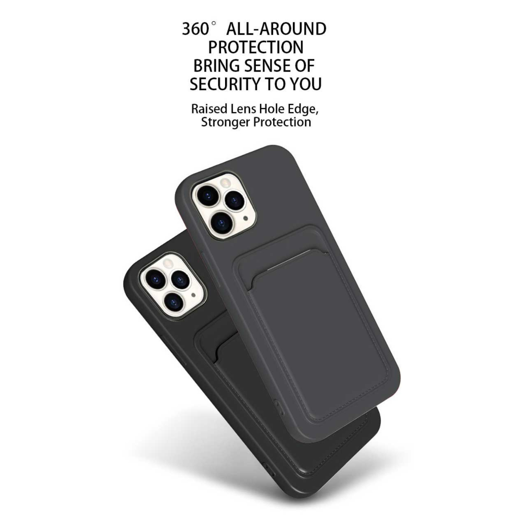 Ốp Lưng Case Bằng Da Kiêm Ví Đựng Thẻ Dành Cho iPhone 15 Pro Max / iPhone 15 Pro, MIPOW CARD BAG TPU LEATHER CASE