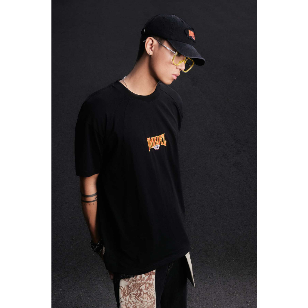 Áo Thun BOO Unisex Oversized Thêu Logo Graphic Marvel Go VN