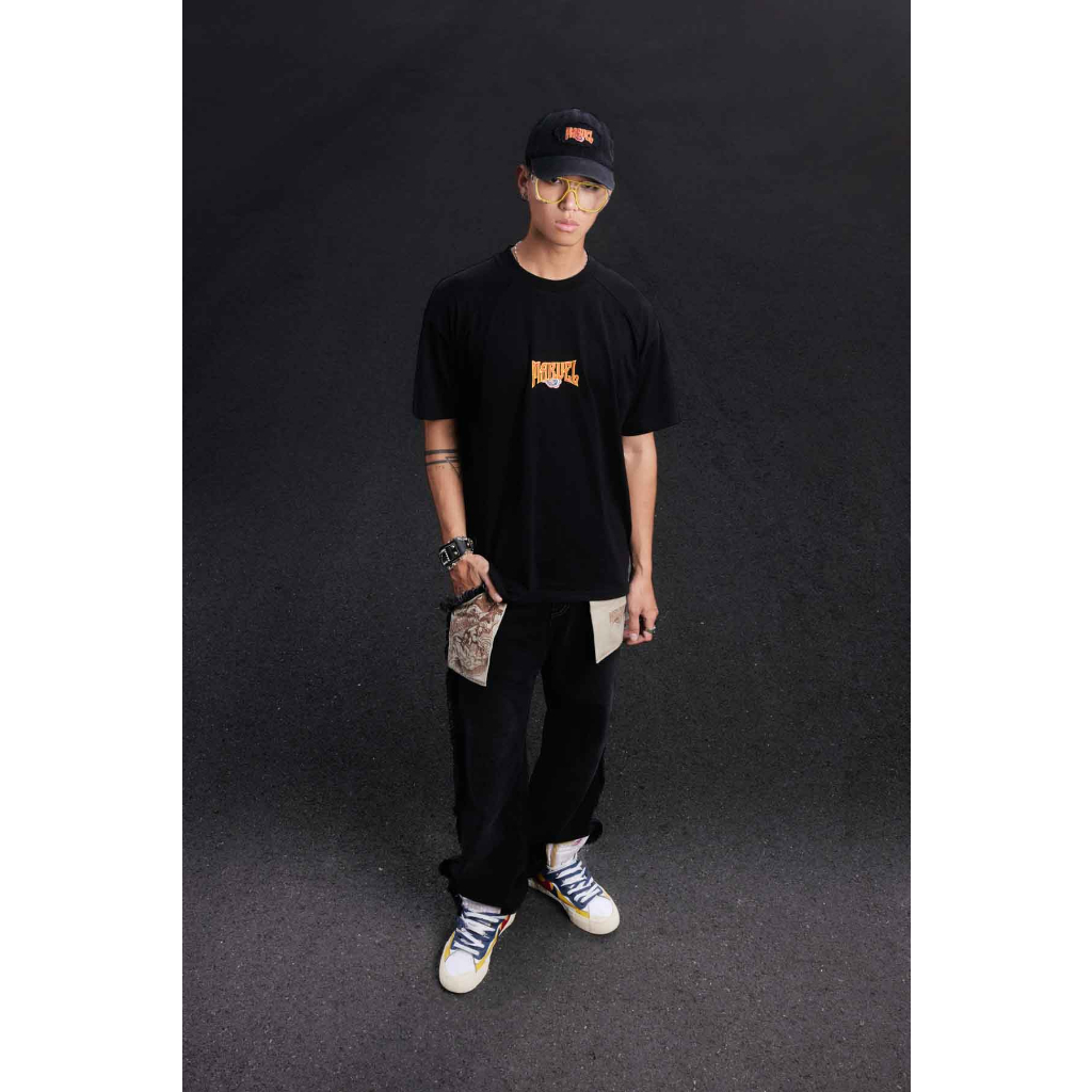 Áo Thun BOO Unisex Oversized Thêu Logo Graphic Marvel Go VN