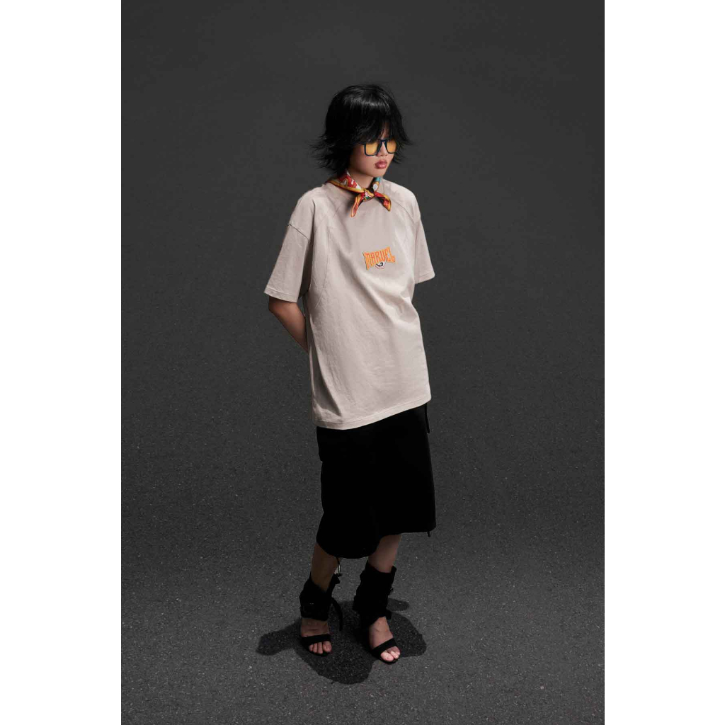 Áo Thun BOO Unisex Oversized Thêu Logo Graphic Marvel Go VN