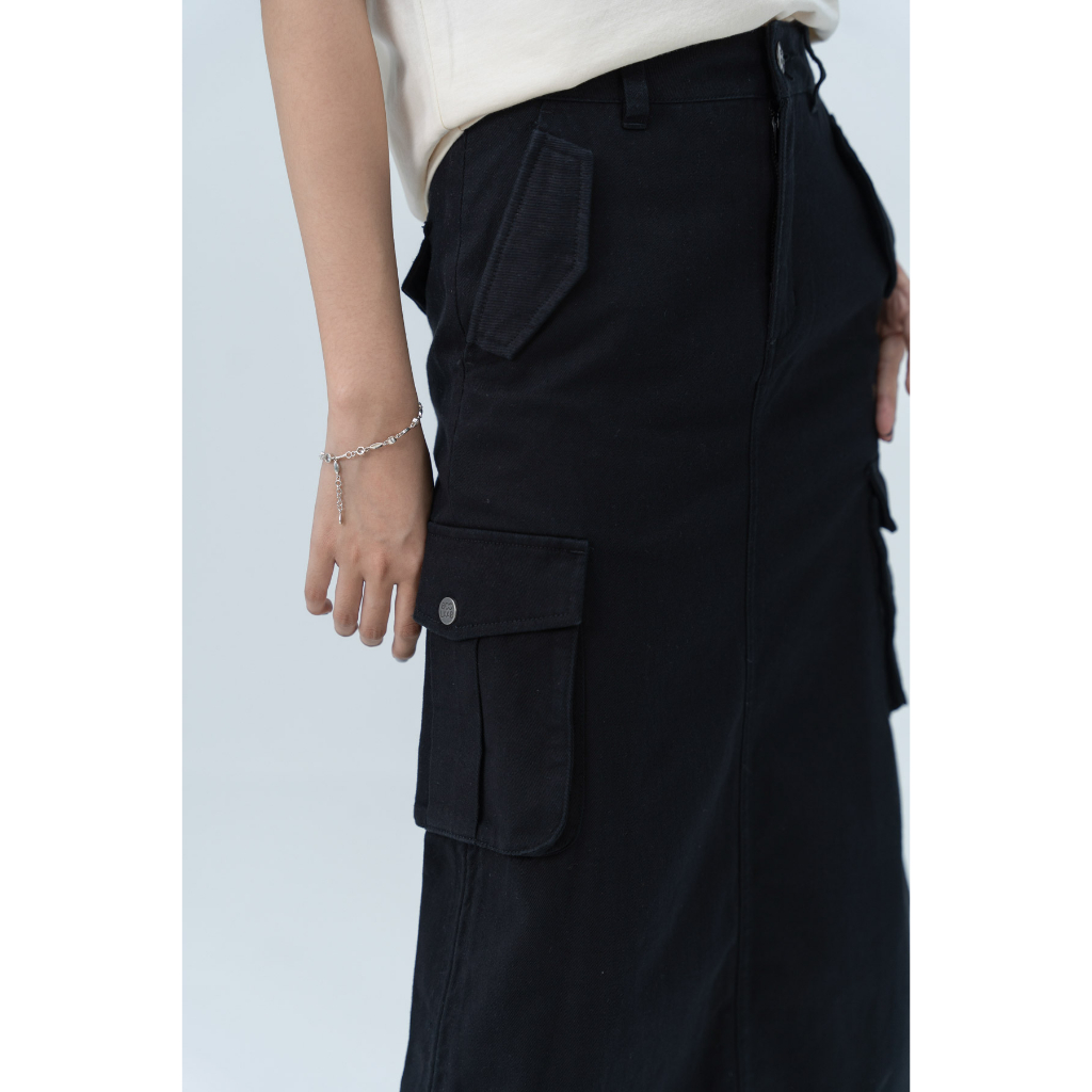 Chân Váy Nữ BOO Dáng Midi Infinitee 07 BOOLAAB