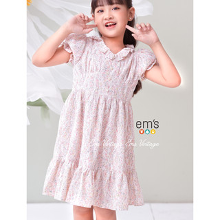 Sét váy mẹ và bé gái hoa ép ren