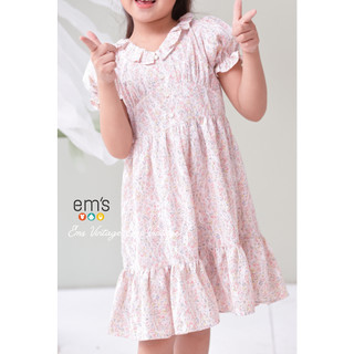 Sét váy mẹ và bé gái hoa ép ren