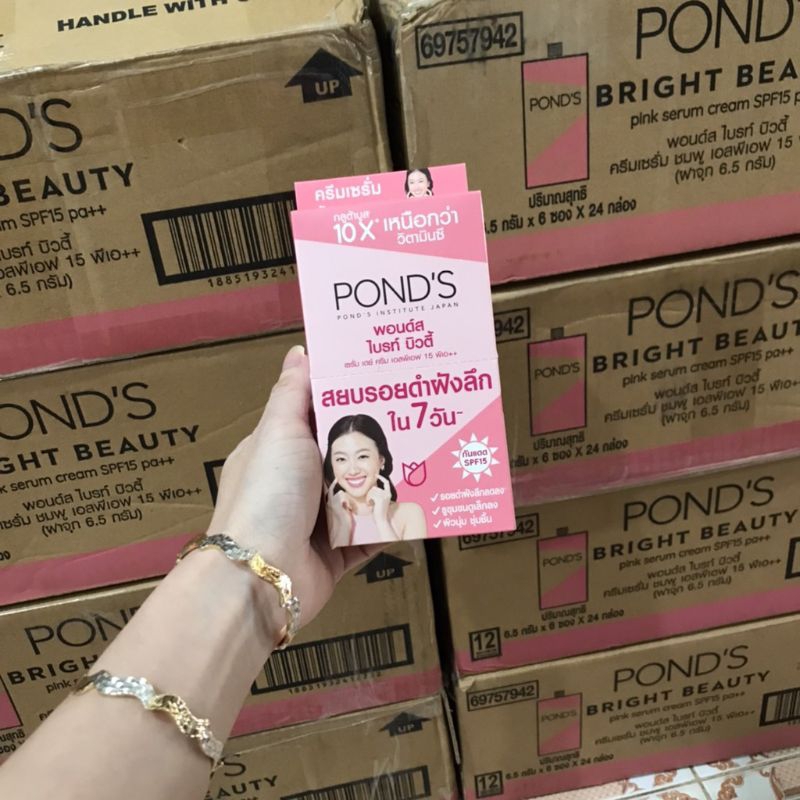 Hộp 6 tuýp pond dưỡng trắng da thailand