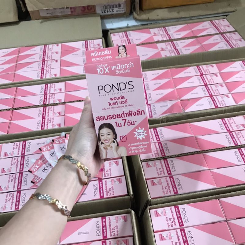 Hộp 6 tuýp pond dưỡng trắng da thailand