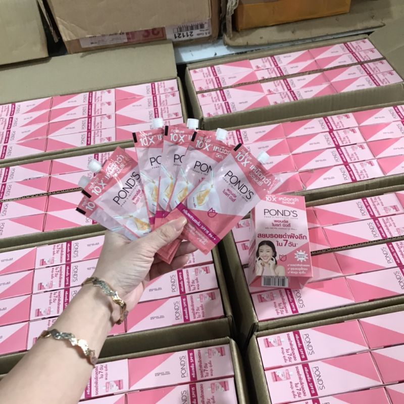 Hộp 6 tuýp pond dưỡng trắng da thailand