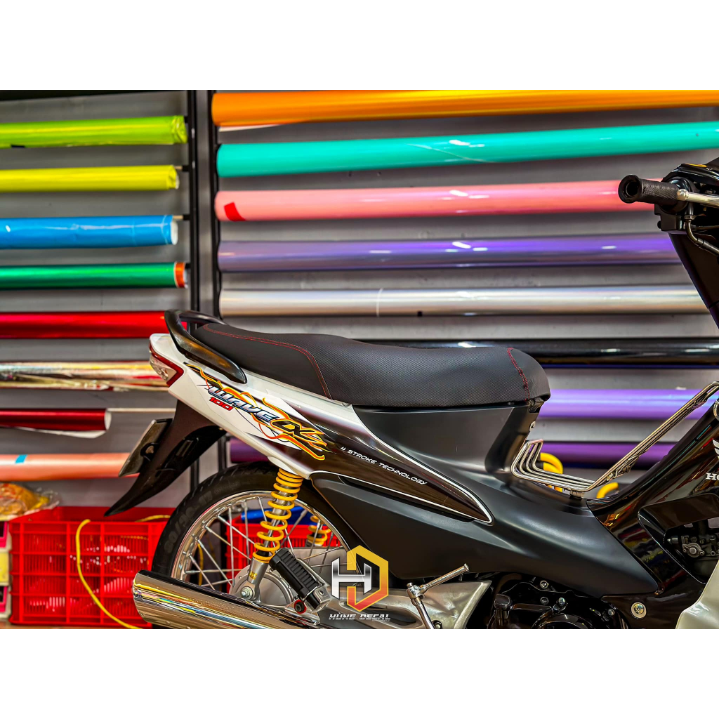 Tem rời wave 110 , wave 1 cam trấng đen