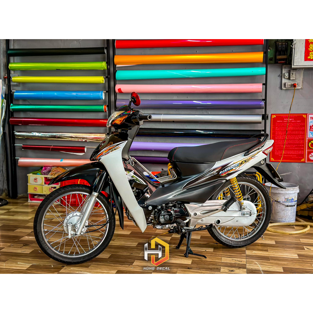 Tem rời wave 110 , wave 1 cam trấng đen