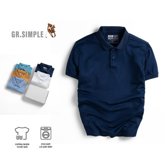 Áo Polo Nam Trơn Có Cổ Ngắn Tay GRSIMPLE Basic Vải Cotton Cao Cấp (TPG3020)