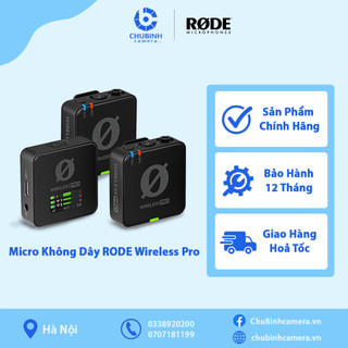 Microphone Không Dây Rode Wireless Pro | Chính Hãng | Bảo hành 12 Tháng