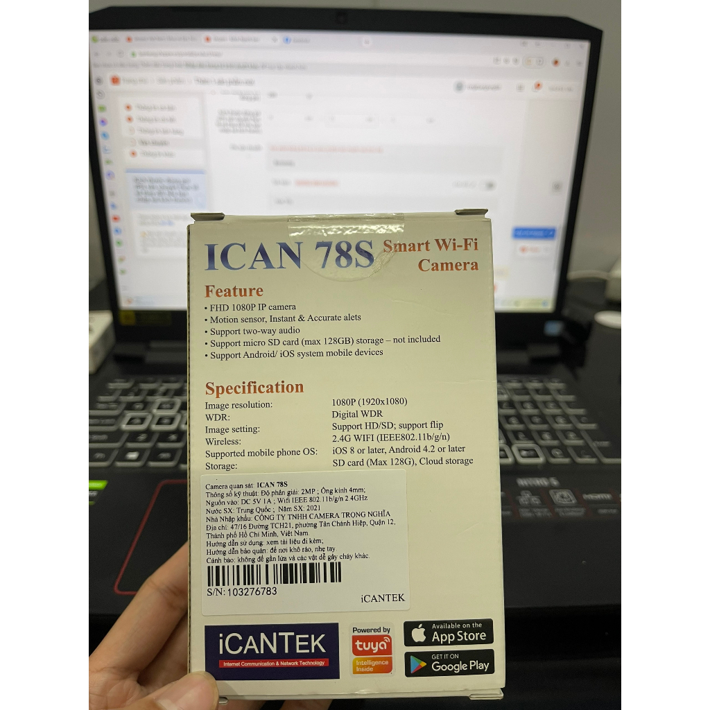 CAMERA WIFI ICANTEK 78S CHÍNH HÃNG