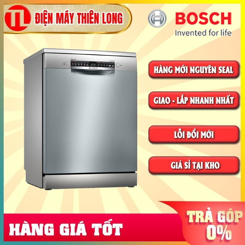 HMH.SMS4HCI48E - Máy rửa bát Bosch SMS4HCI48E serie 4 nhập khẩu Đức - MIỄN PHÍ GIAO Ở HCM