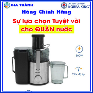 Máy ép trái cây korea king - hàn quốc pj-800bs, thích hợp cho kinh doanh nước ép - gia thành