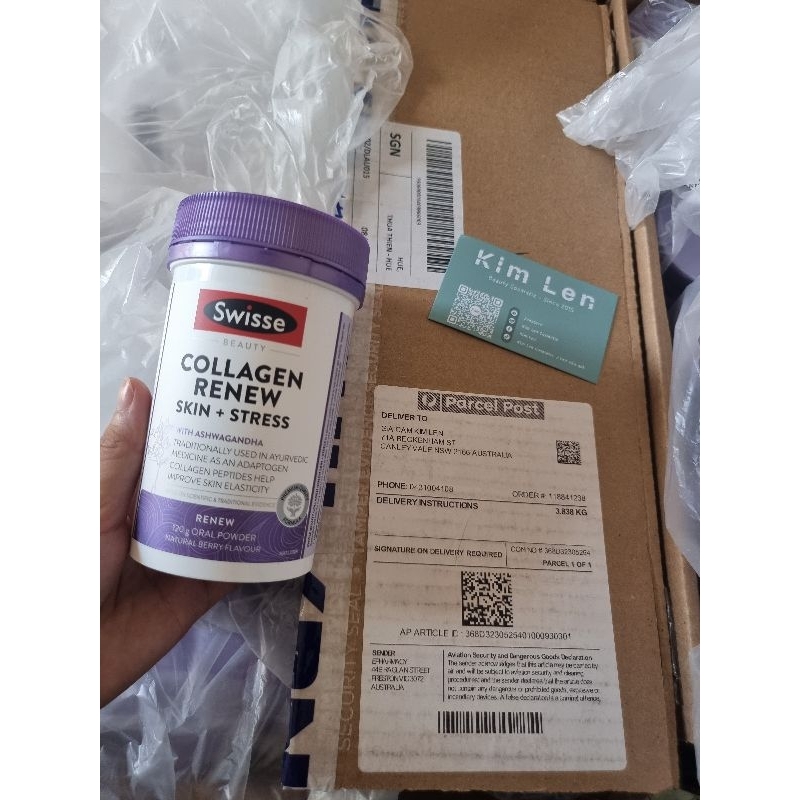 Collagen Swisse căng bóng, chống lão hóa dạng bột, viên