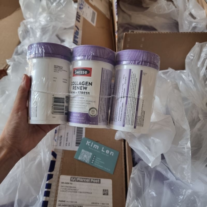 Collagen Swisse căng bóng, chống lão hóa dạng bột, viên