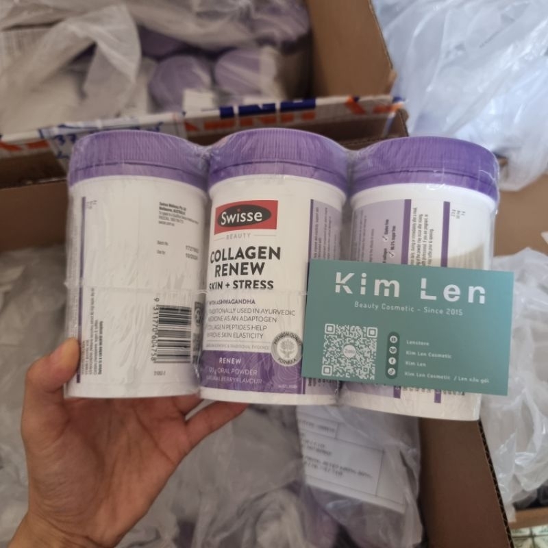 Collagen Swisse căng bóng, chống lão hóa dạng bột, viên