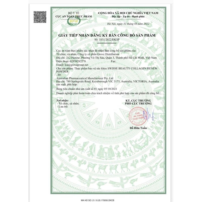 Collagen Swisse căng bóng, chống lão hóa dạng bột, viên