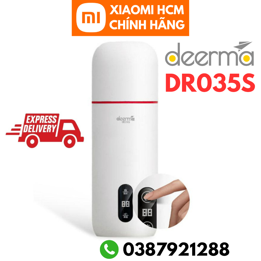 Bình Đun Nước Siêu Tốc Giữ Nhiệt Thông Minh Deerma DR035S Chính Hãng