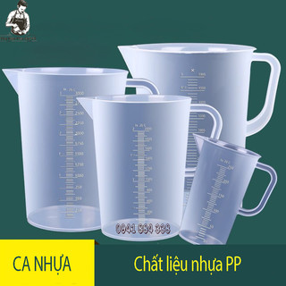 Ca Đong Định Lượng Chia Vạch Chất Liệu Nhựa Chịu Nhiệt Độ Cao Có Quai Cầm Chống Nóng