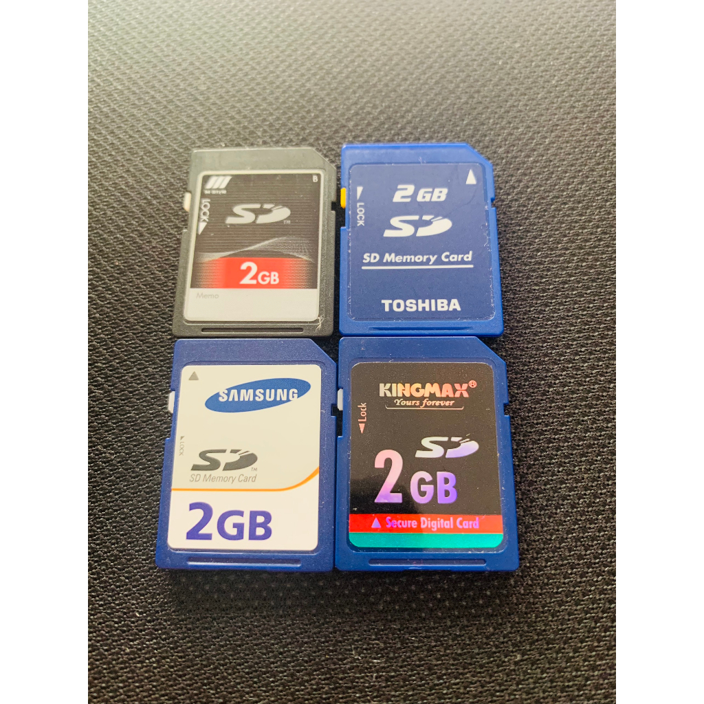 Thẻ nhớ SD 2GB và 4GB đã qua sử dụng