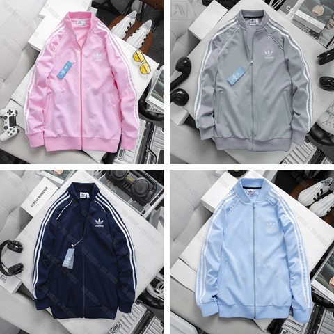 Áo Adidas Nam Nữ Hình Cánh Sen Full Màu Hồng Xanh Đen, Áo Khoác DAS 2 Lớp Chất Vải Nỉ Cao Cấp Bilux.Officialstore