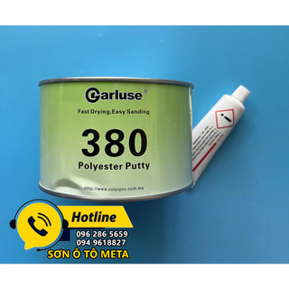 1Kg Matit Bả trét đắp 380 kèm tuýp cứng lon bột bả nền, bột bả sơn ô tô 1K