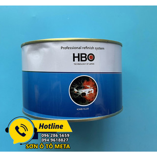 Bả matit láng HBO 1 thành phần hộp 1kg oto xe máy