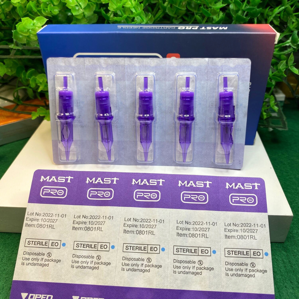 Kim 1 Máy Pen Mast Pro Tím Chính Hãng, Kim Máy Pen Siêu Bén Trong Phun Xăm