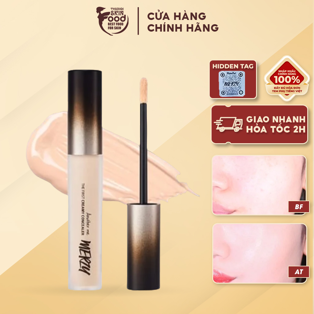 Kem Che Khuyết Điểm Merzy The First Creamy Concealer 5.6g