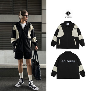 Áo khoác gió Qthouse,áo khoác dù 2 lớp Unisex Jacket QTAK03