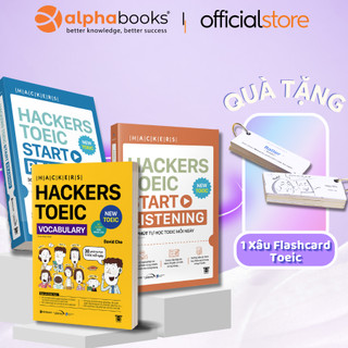 Sách > Combo Hackers TOEIC : VOCABULARY + READING + LISTENING - Phương Pháp Ôn Luyện Toeic Hiệu Qủa Chỉ 30 Phút Mỗi Ngày