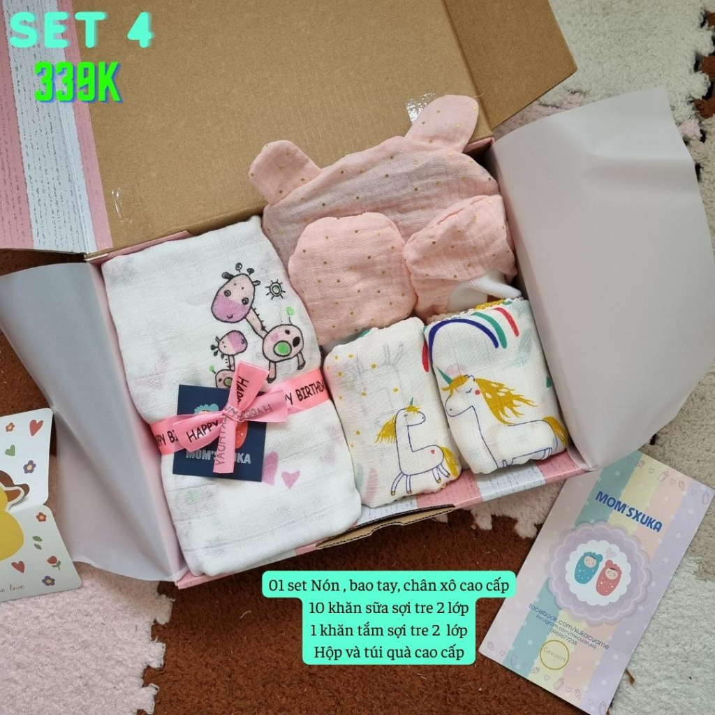 Set quà tặng đầy tháng, Thôi nôi, Sắp sinh