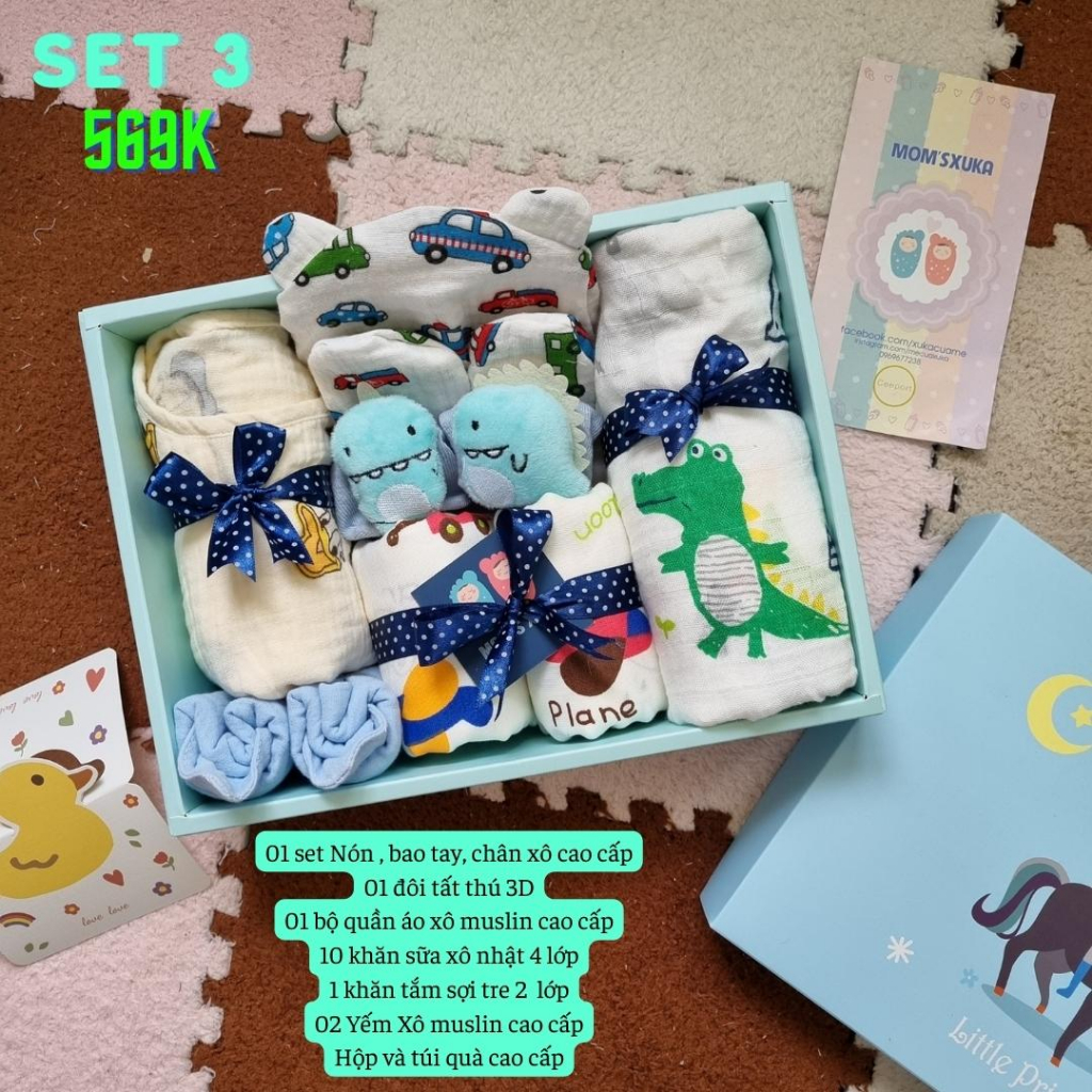 Set quà tặng đầy tháng, Thôi nôi, Sắp sinh