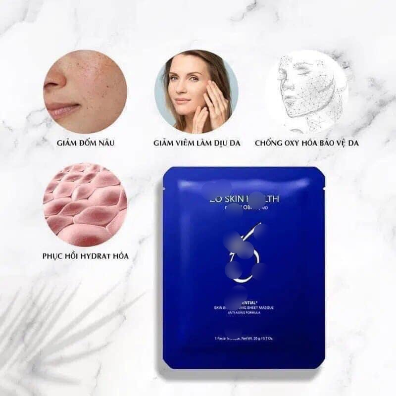 Mặt Nạ Phục Hồi & Làm Sáng Da Zo Skin Brightening Sheet Mask