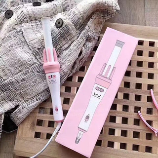 Máy uốn tóc làm xoăn tự động - tặng kèm lược - kẹp tóc, máy làm xoăn tại nhà