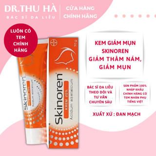 Kem mụn SKINOREN 20% Acid azelaic, kem giảm mụn và thâm nám tuýp 30g  - Dr. Thu Hà