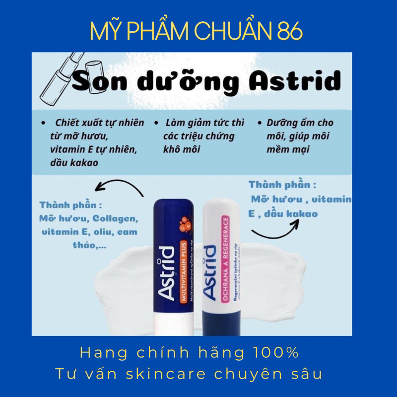 Son dưỡng mỡ hươu Astrid