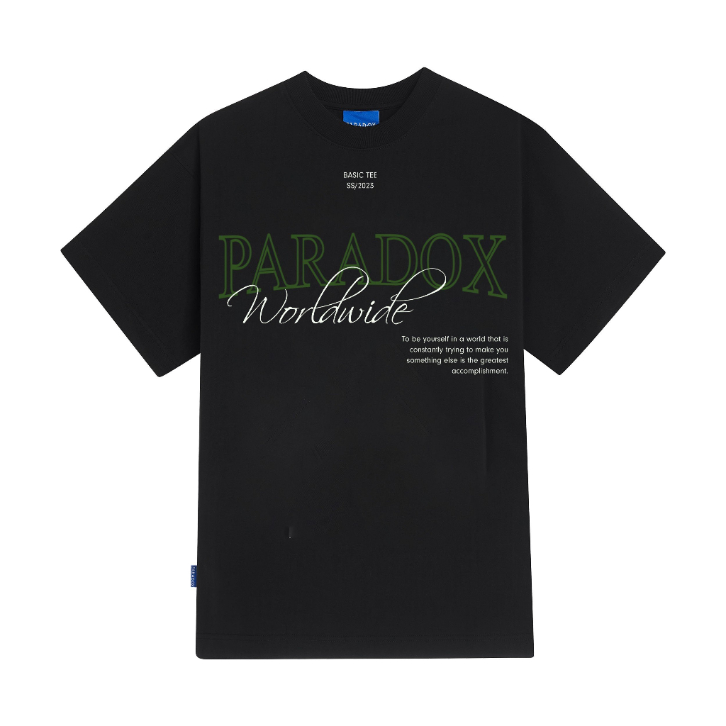 Áo thun form rộng Paradox tay lỡ - Unisex - In hình - ACCOMPLISHMENT TEE - Nhiều màu