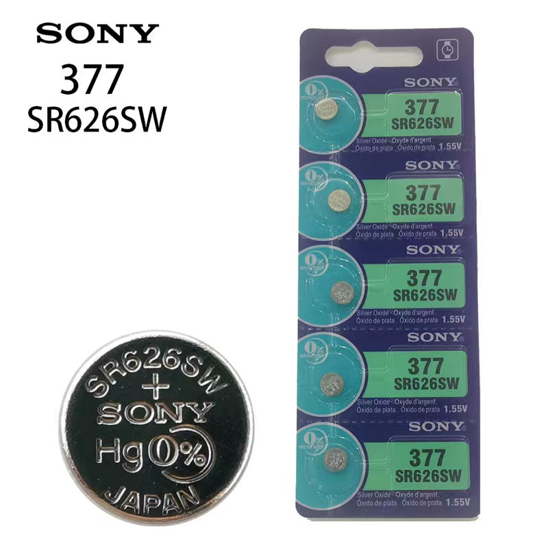 5 Viên  Pin Đồng Hồ đeo tay loại SONY SR920 SR626 SR621 SR416 SR927 SR521