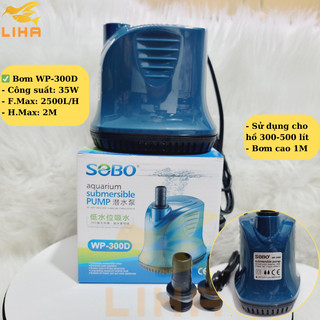 Bơm hút đáy 360 độ sobo wp-300d - bơm chìm hút cặn cho bể cá
