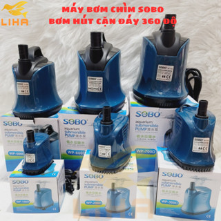 Máy Bơm Chìm Sobo WP 100D 200D 300D 500D - Bơm Chìm Hút Đáy 360 Độ Cho Bể Cá
