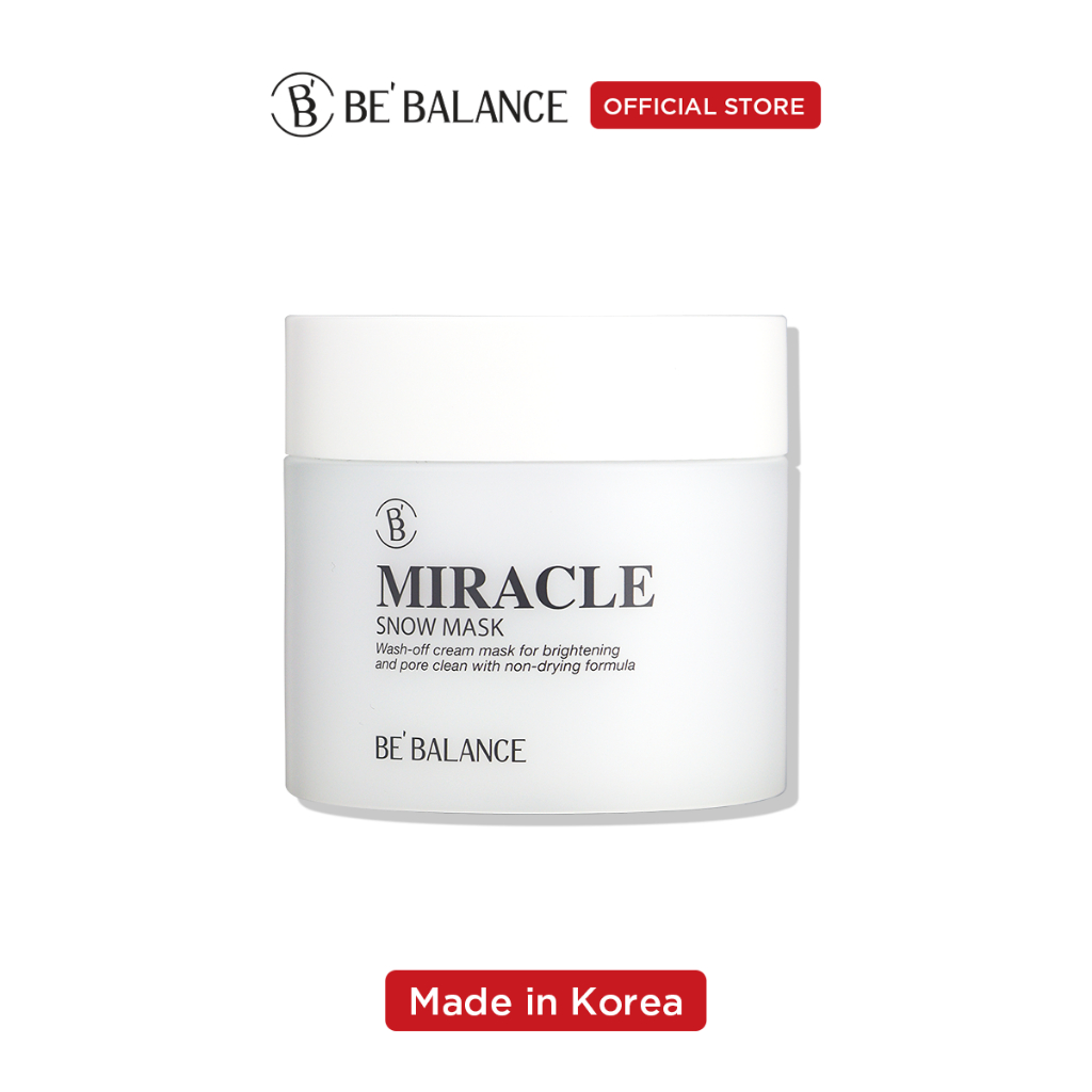 [Quà tặng] Mặt nạ Trắng da BEBALANCE MIRACLE SNOW MASK 150gr