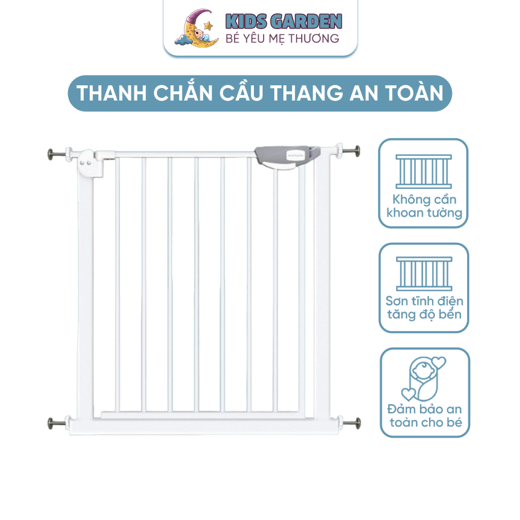 Thanh chắn cửa, cầu thang, hành lang, lan can... không cần khoan đục, bảo vệ an toàn cho bé và người già