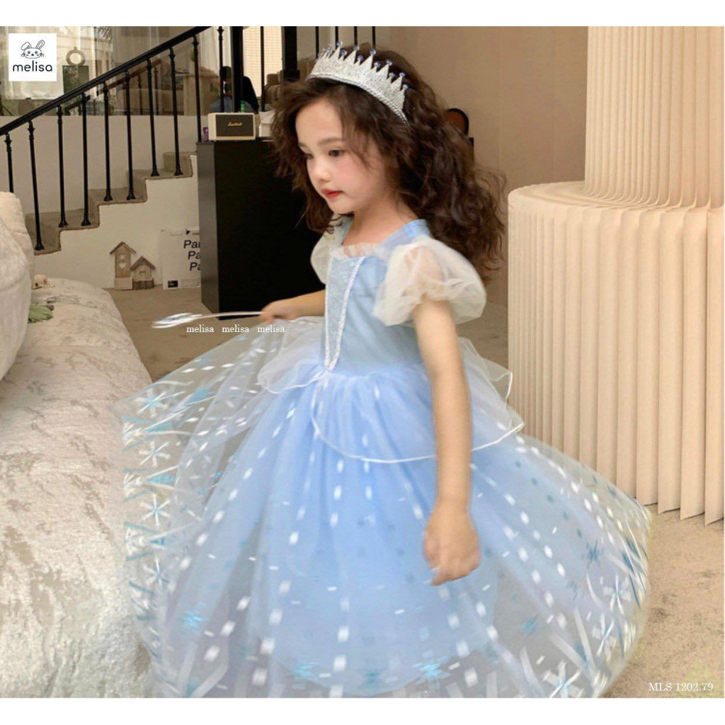 Váy elsa công chúa melisa
