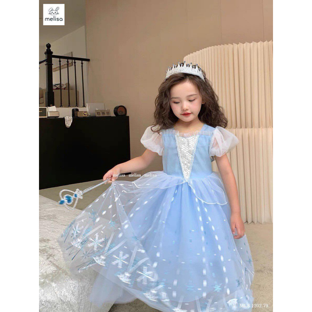Váy elsa công chúa melisa