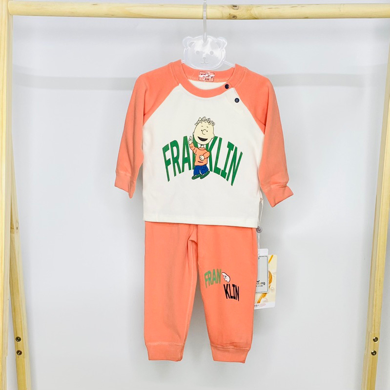 Bộ dài tay cotton nỉ tuyết kháng khuẩn đào XDTONG XDT01 cho bé trai link số 1