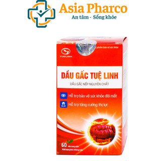 ầu gấc Tuệ Linh  - Giảm nhức mỏi mắt, tăng cường thị lực, giảm cận thị, loạn thị - Hộp 60 viên