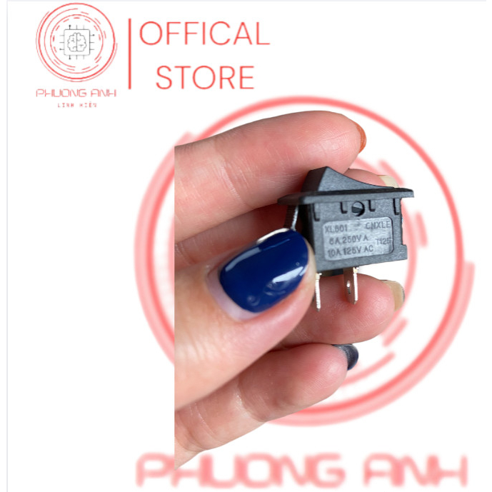 Công Tắc Bập Bênh XL601 250V6A/125V10A 15*21mm
